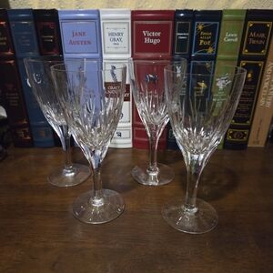Stuart England Salisbury Crystal Wine Glasses Set Of 4